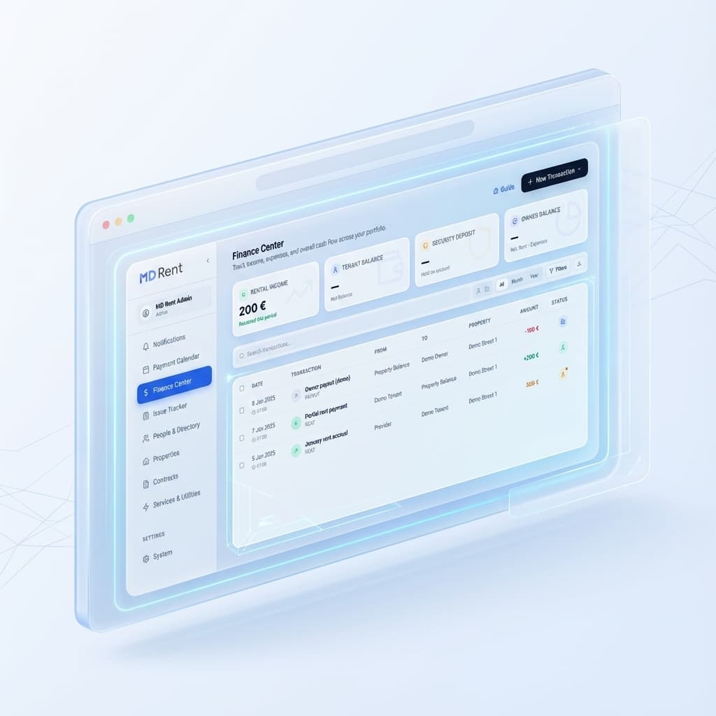Finance Center Dashboard